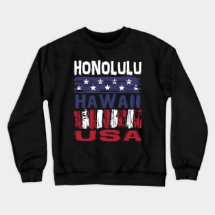 Honolulu Hawaii USA T-Shirt Crewneck Sweatshirt